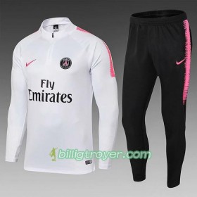 PSG Trenings Collegegenser Set Hvit 2018/19